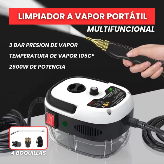 AVOLI™ Limpiador a Vapor Portátil Multifuncional